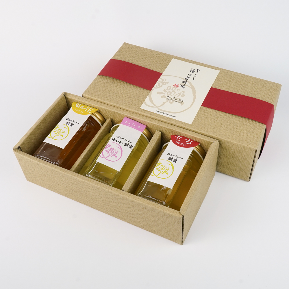 大垣セット 菜の花蜂蜜 れんげ蜂蜜 くろがねもち蜂蜜 種田養蜂場